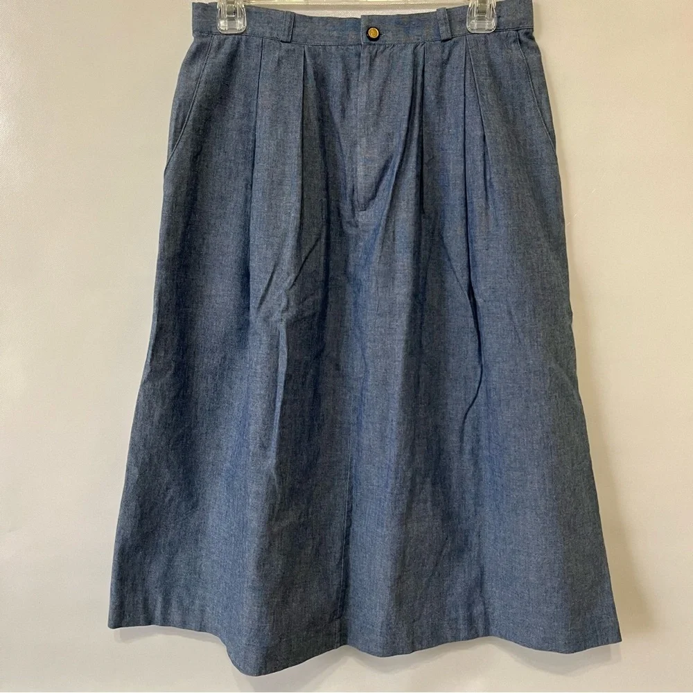 Vintage Bechamel Chambray Skirt